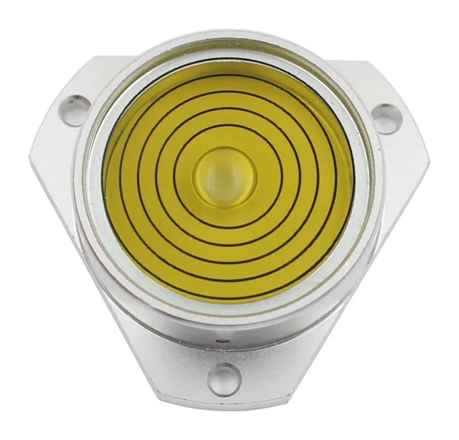 Asmjhqclw Yellow Spirit Bubble Level, Triangular Metal Level Bubble Precision Spirit Multicolor