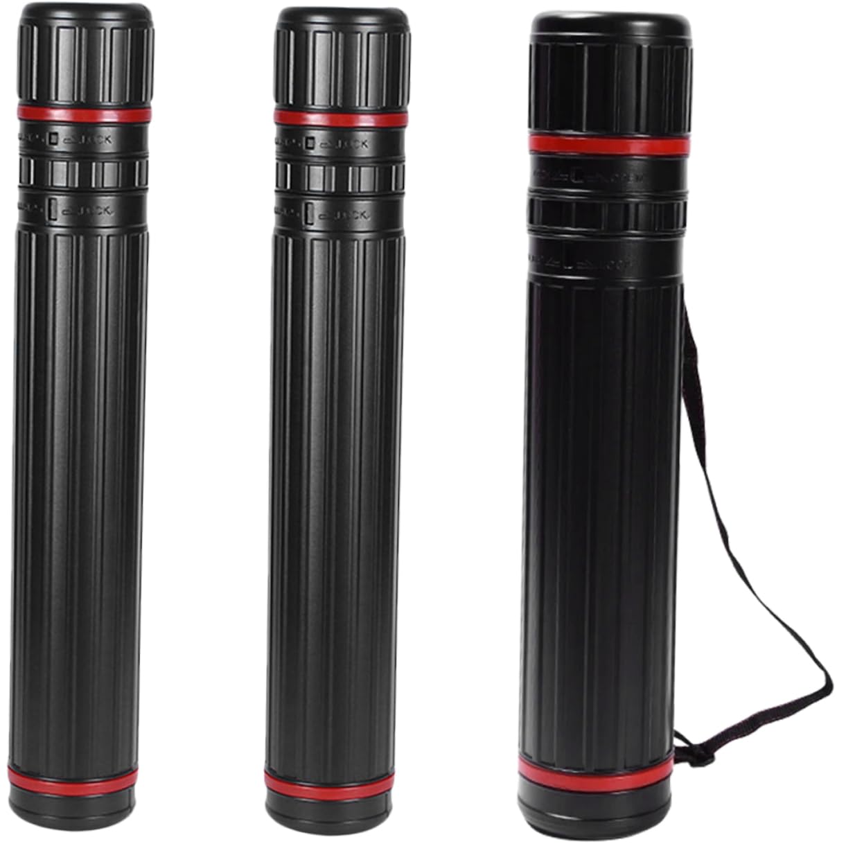 Operitacx Extendable Poster Tubes Expandable Storage Tube Poster Holder for Drawing Storage Adjustable Strap