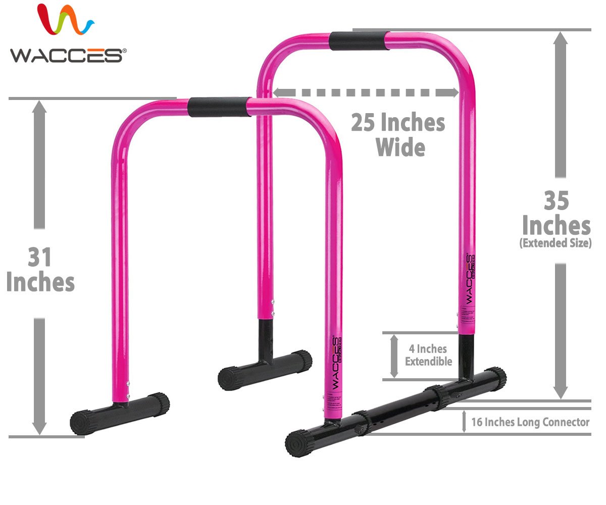 Heavy Duty Functional Fitness Station Stabilizer Dip Stands