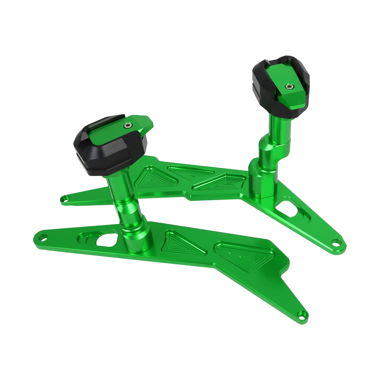 COPART Motorcycle CNC Engine Frame Sliders Falling Protection Replacement for Kawasaki Ninja 300 250 2013 2014 2015 2016 2017 2018(Green)