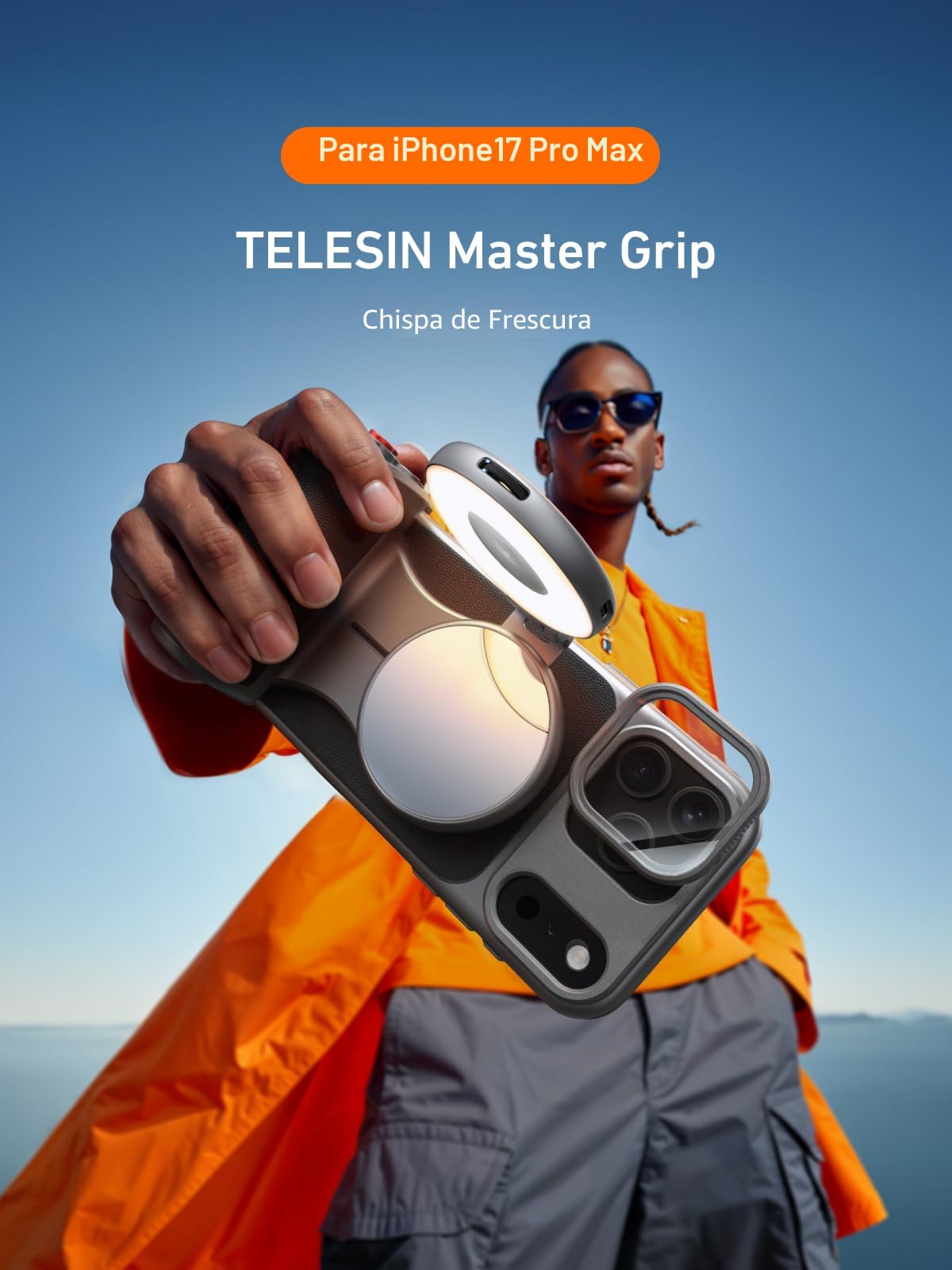 Amazon.com: TELESIN Kit Master Grip para iPhone 17 Pro Max, Agarre
