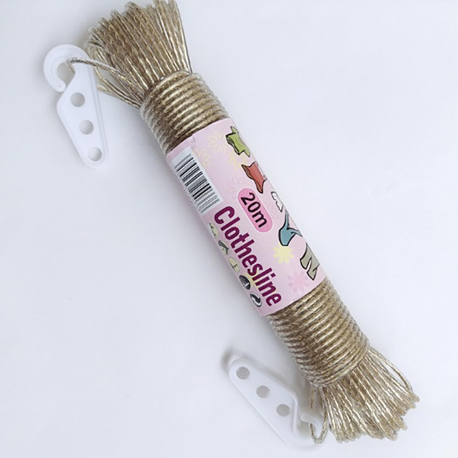 Xiantian Solid Color Premium Quality Steel Core Pvc Clothesline Washing Line ，Heavy Duty Laundry Lines With 2 Tensioners (20M)