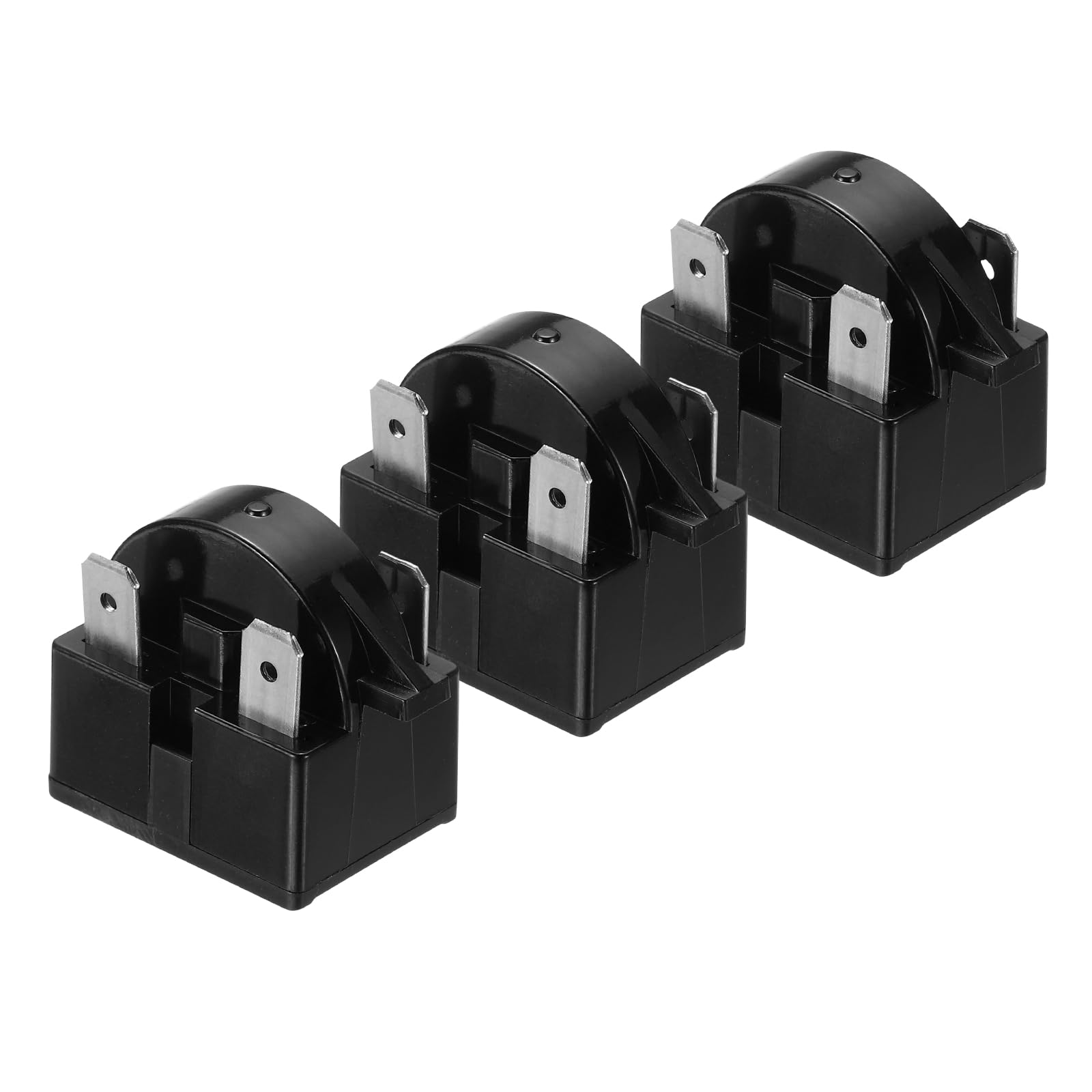 Muiltvoe 3pcs PTC Refrigerator Starter Relay, 15 Ohm 2 Pin Fridge Compressor Start Relay