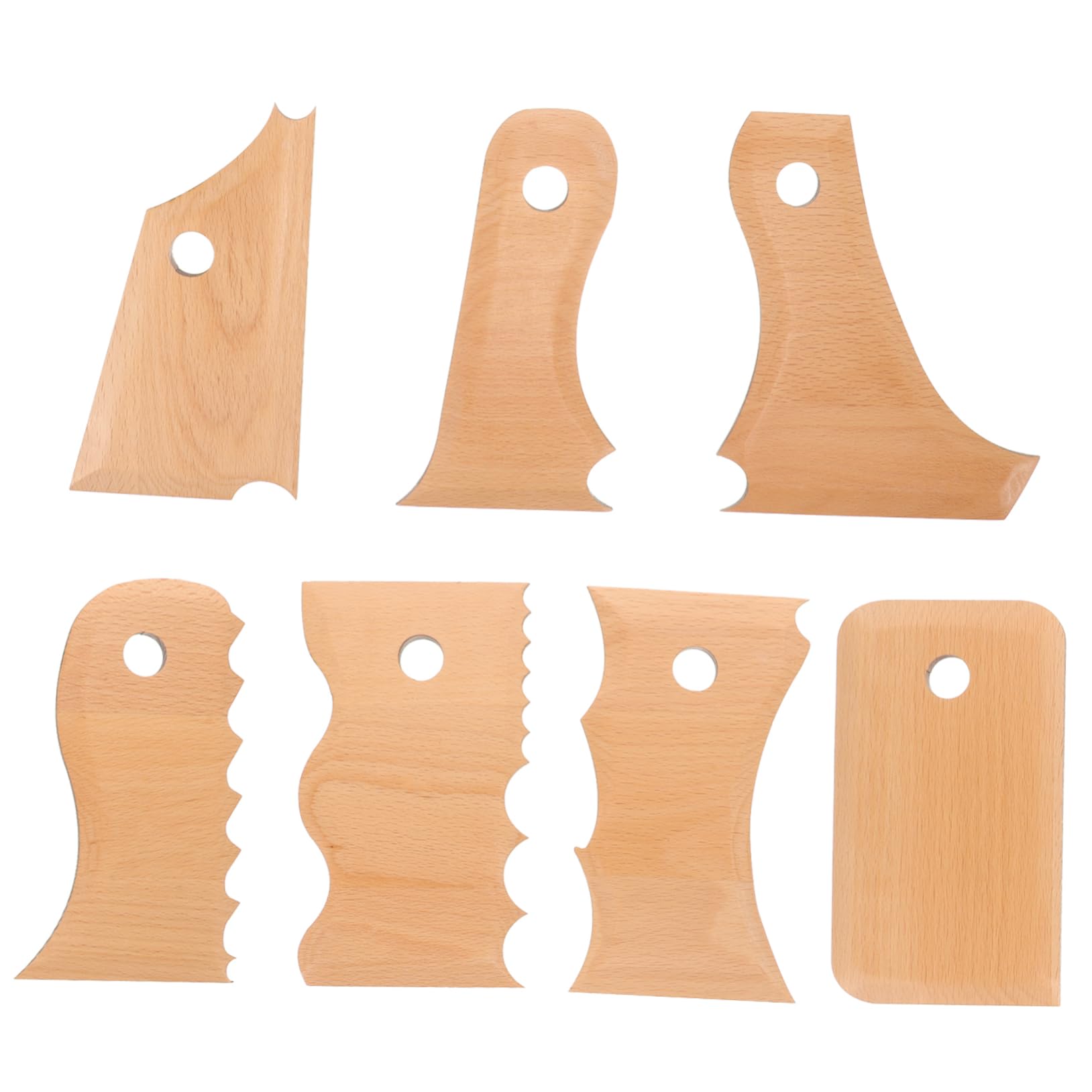 DOITOOL 5 Series Herramientas De Alfarería Modelado Y Esculpido De Arcilla Utensilios Texturizado Herramientas De Manualidades Principiantes 7 Piezas X 5