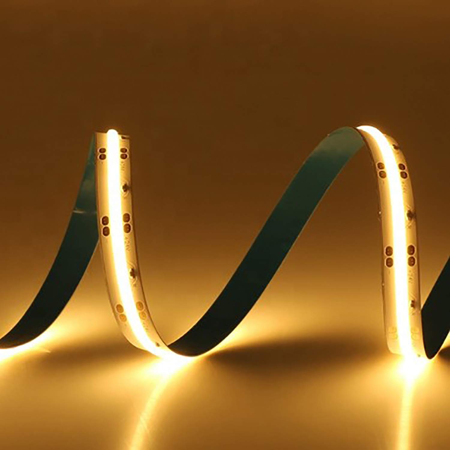 INNOVATE LED Streifen Stripe 24V COB 10W/Meter warmweiß 3000K - 1000lm/M - CRI > 80 - dimmbar Lichtband - Homogenes Licht - Strip - keine Lichtpunkte erkennbar (5 Meter - 5000mm)
