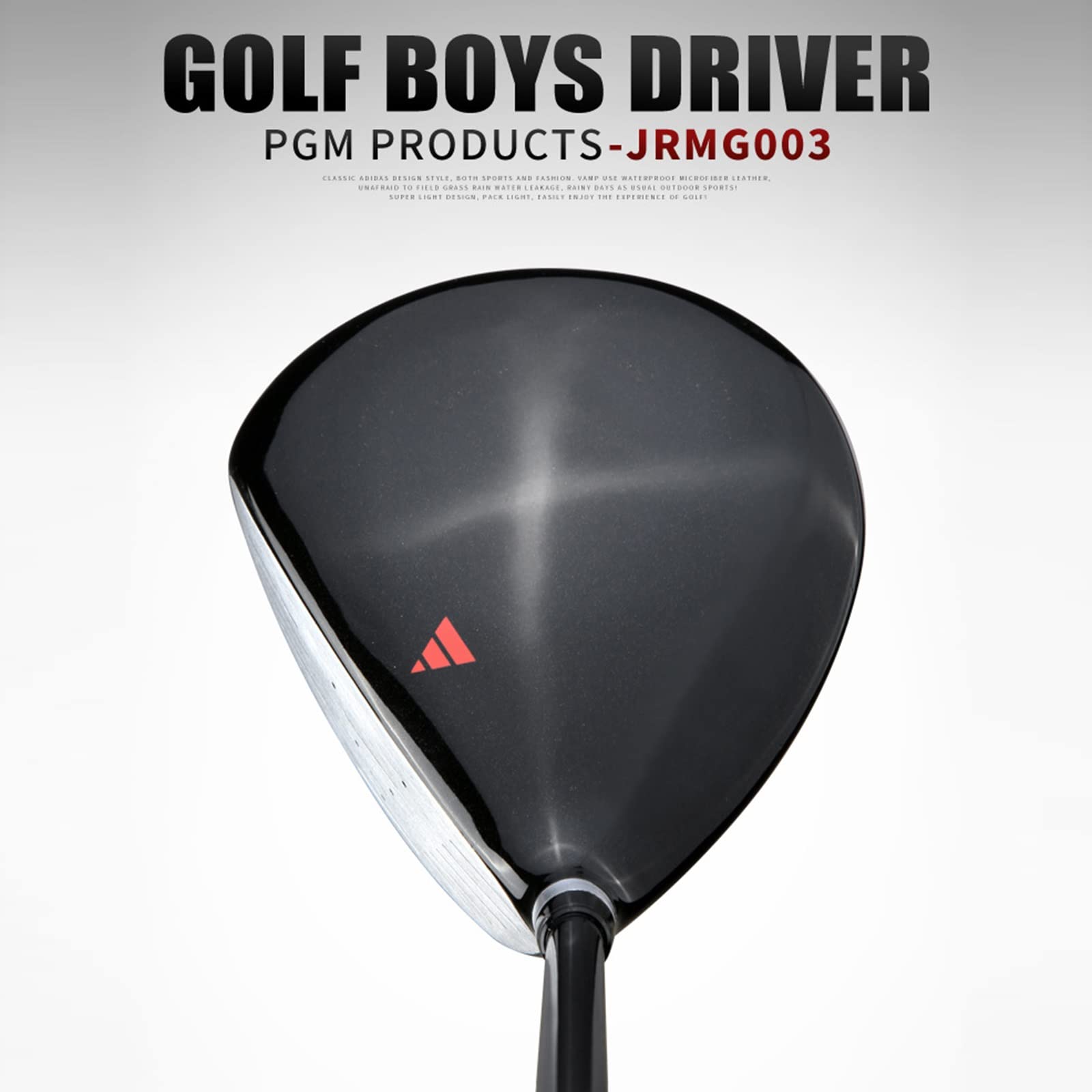 Palos de Golf para niños, Niños, Una Madera, para Principiantes, Cabeza de aleación, Eje de Carbono, Diseño de Centro de Gravedad bajo, Tacto sólido, Negro Rojo (Color: Negro Rojo, Tamaño: 6-8)