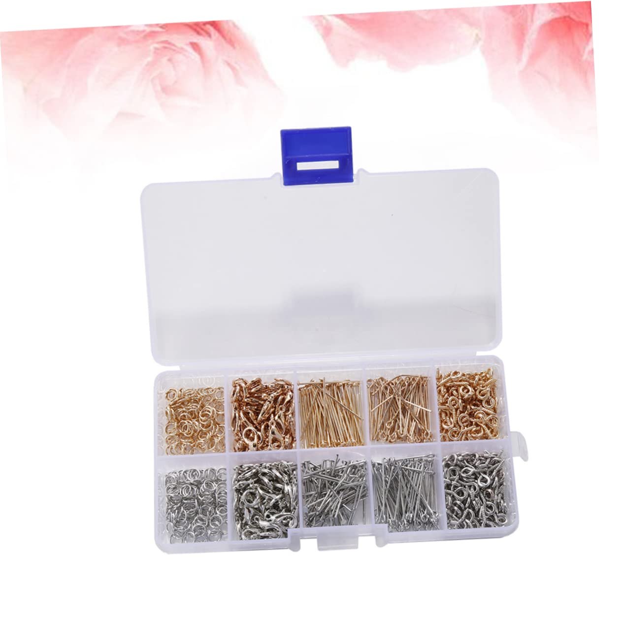SHINEOFI 3juegos Kit De Accesorios Para Joyería Broches De Langosta y Pernos De Material Resistente Para Manualidades Creativas y Originales