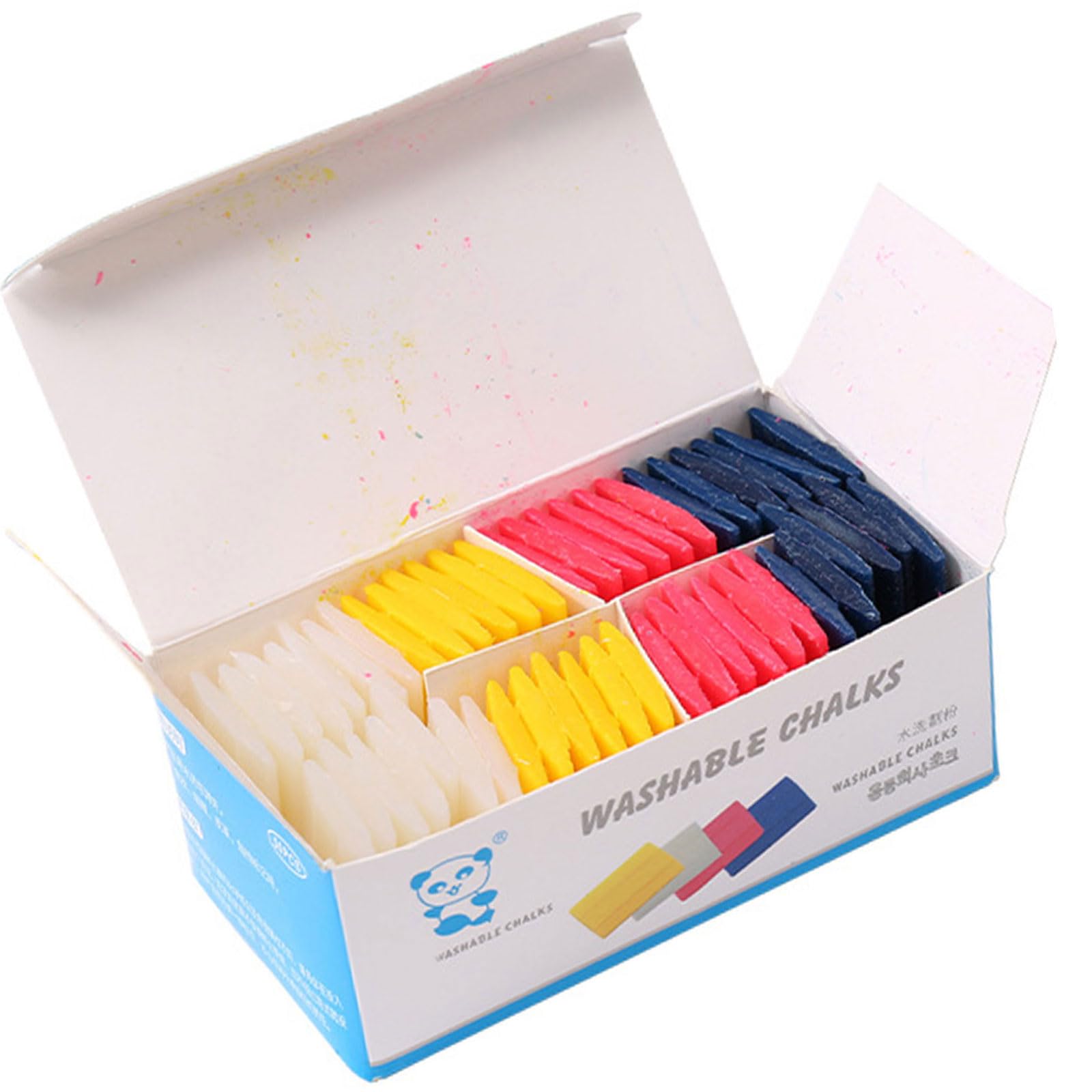 Buxuaaaa 50Pcs Professional Sewing Chalk Set Multipurpose Dressmakers Chalk for Fabric Marking Tailoring Quilting Dressmaking Portable