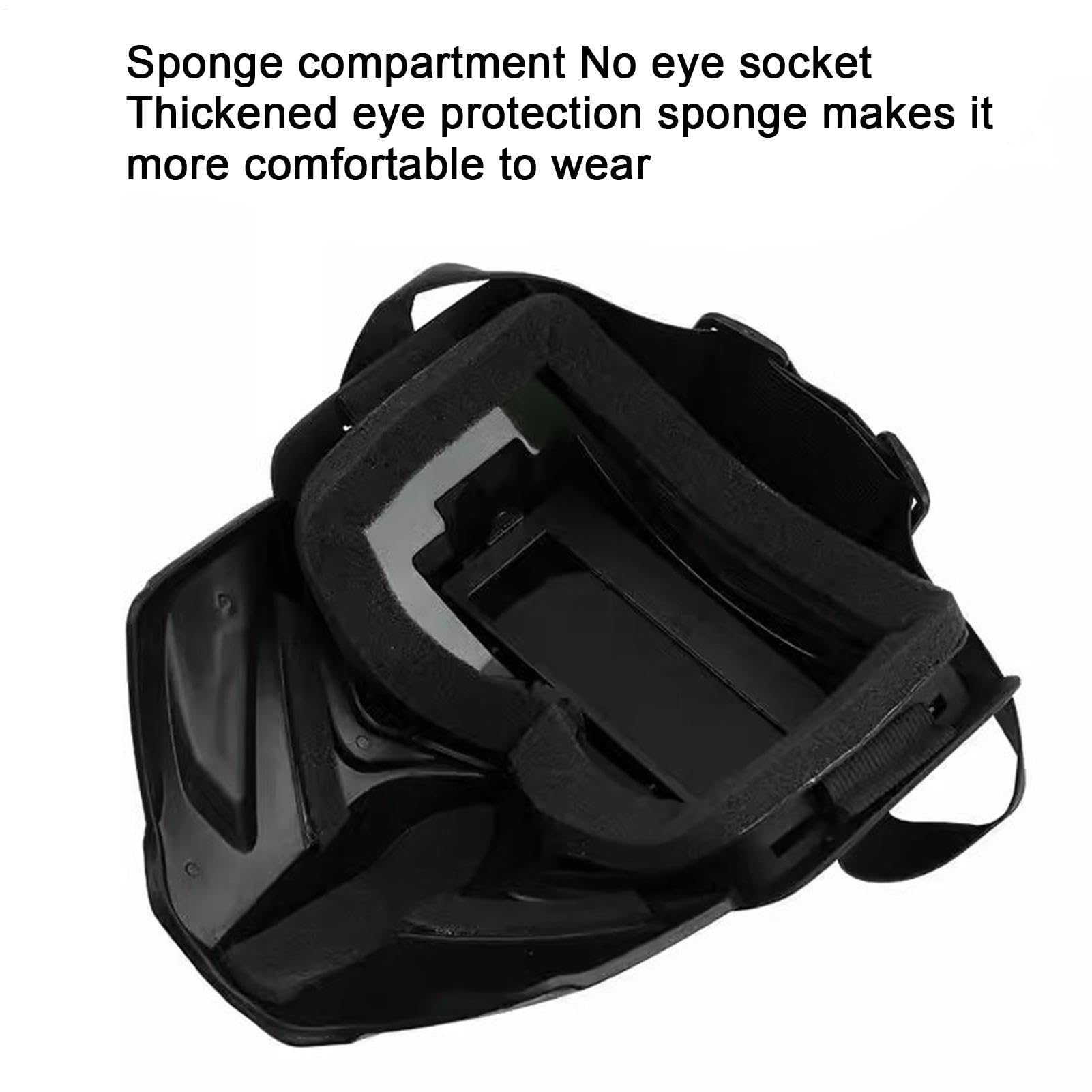 Kask spawalniczy z automatycznym przyciemnianiem, antyodblaskowy, osłona na całą twarz, do prac spawalniczych, odporne na wysokie temperatury, regulowane wygodne dopasowanie, sprzęt bezpieczeństwa do