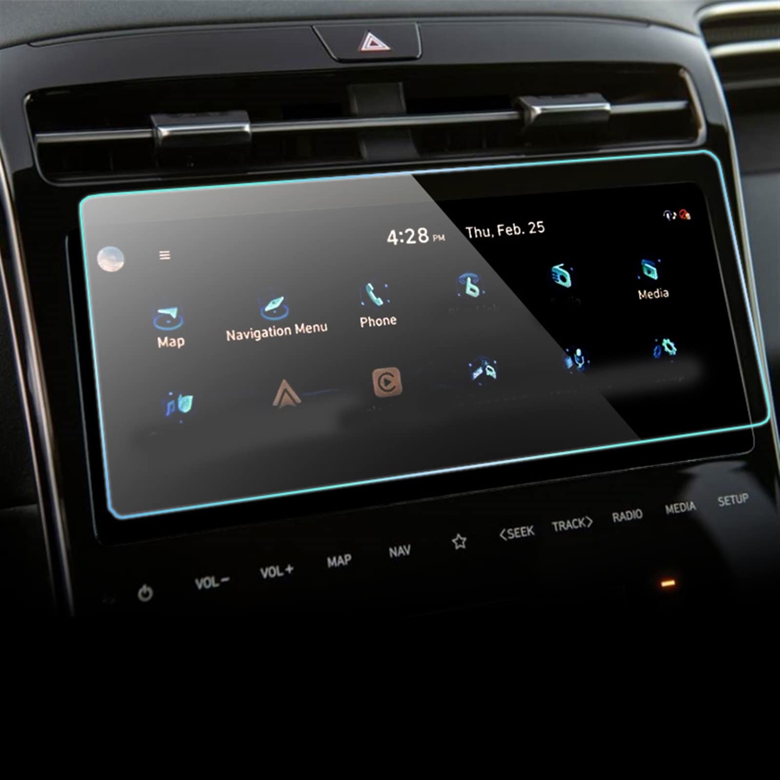 Autoradio GPS protection écran 10 pouces film verre trempé pour Santa Cruz 2022