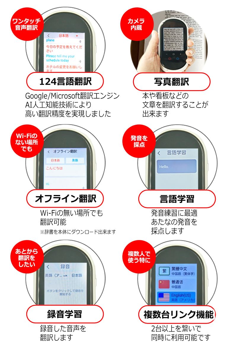 KYPLAZA 瞬トーク AI翻訳機 106カ国対応 KYPLAZA 瞬トークを検証レビュー！翻訳機の選び方も紹介 | マイ