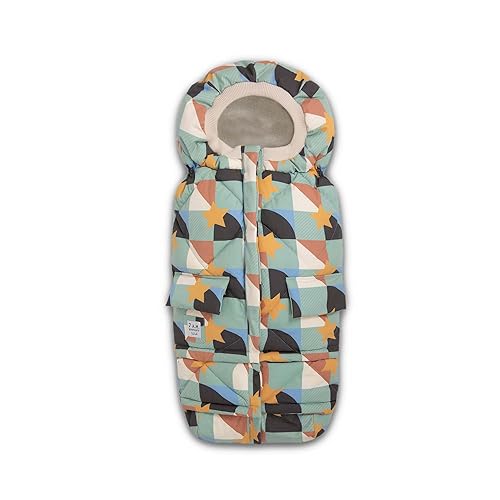 7AM Enfant - Manta para cochecito 212 Manta ajustable con cremallera para bebés de invierno, unisex, con forro polar, cálido, con capucha,