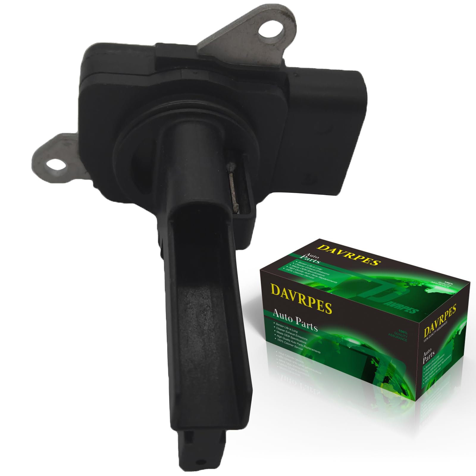 DAVRPES 7G9N-12B579-AB Mass Air Flow Sensor 7G9N12B579AB MAF Sensor for Jaguar XF XJ XJR XK XKR, for LR4 Range Rover Sport, for Volvo S60 S80 V60 XC60