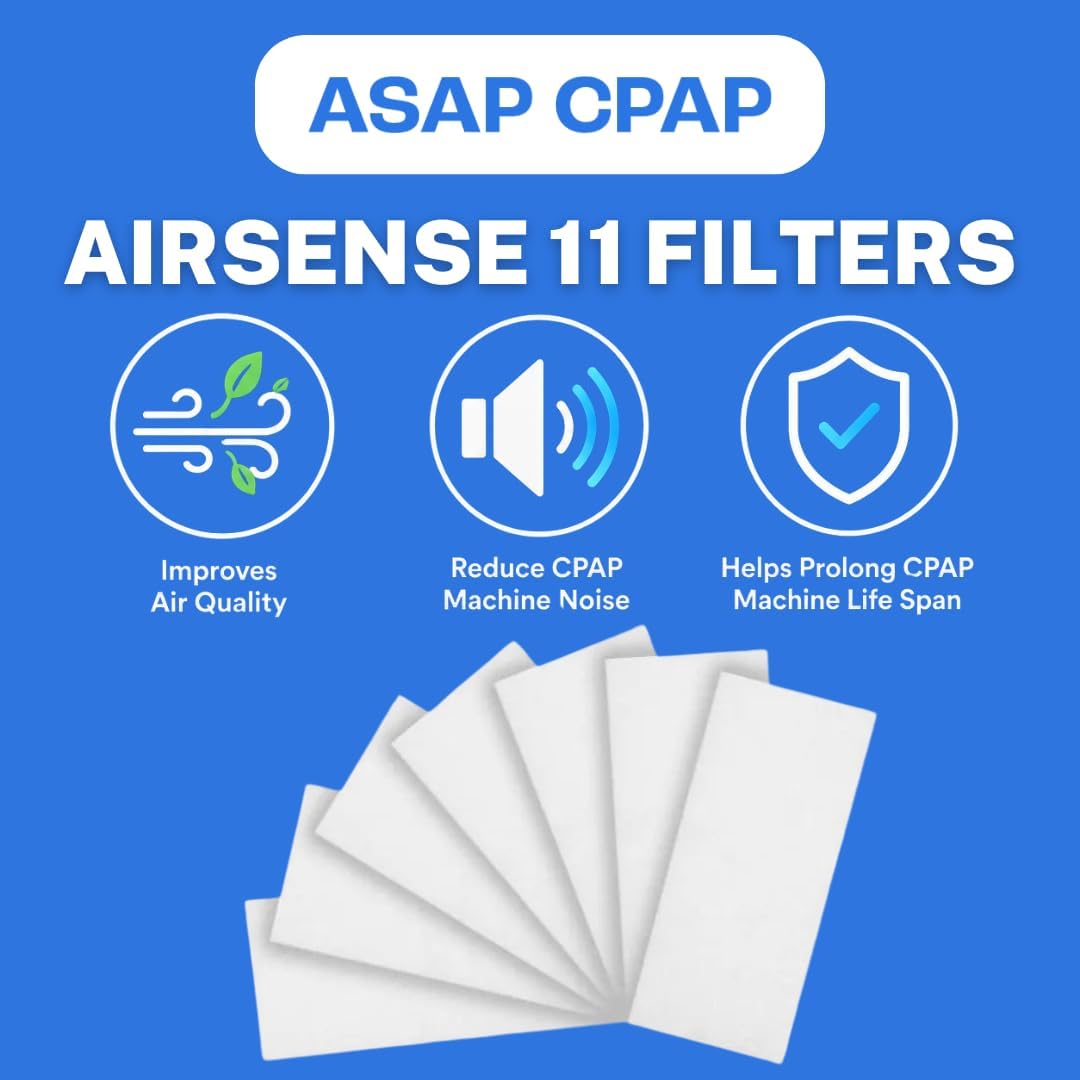 60 Count of ASAP CPAP Standard Replacement Disposable Filters Compatible with ResMed AirSense 11 Series Device – Durable, Easy Installation, Hygienic Airflow, Two-Years Supply (60 Filters) image 4
