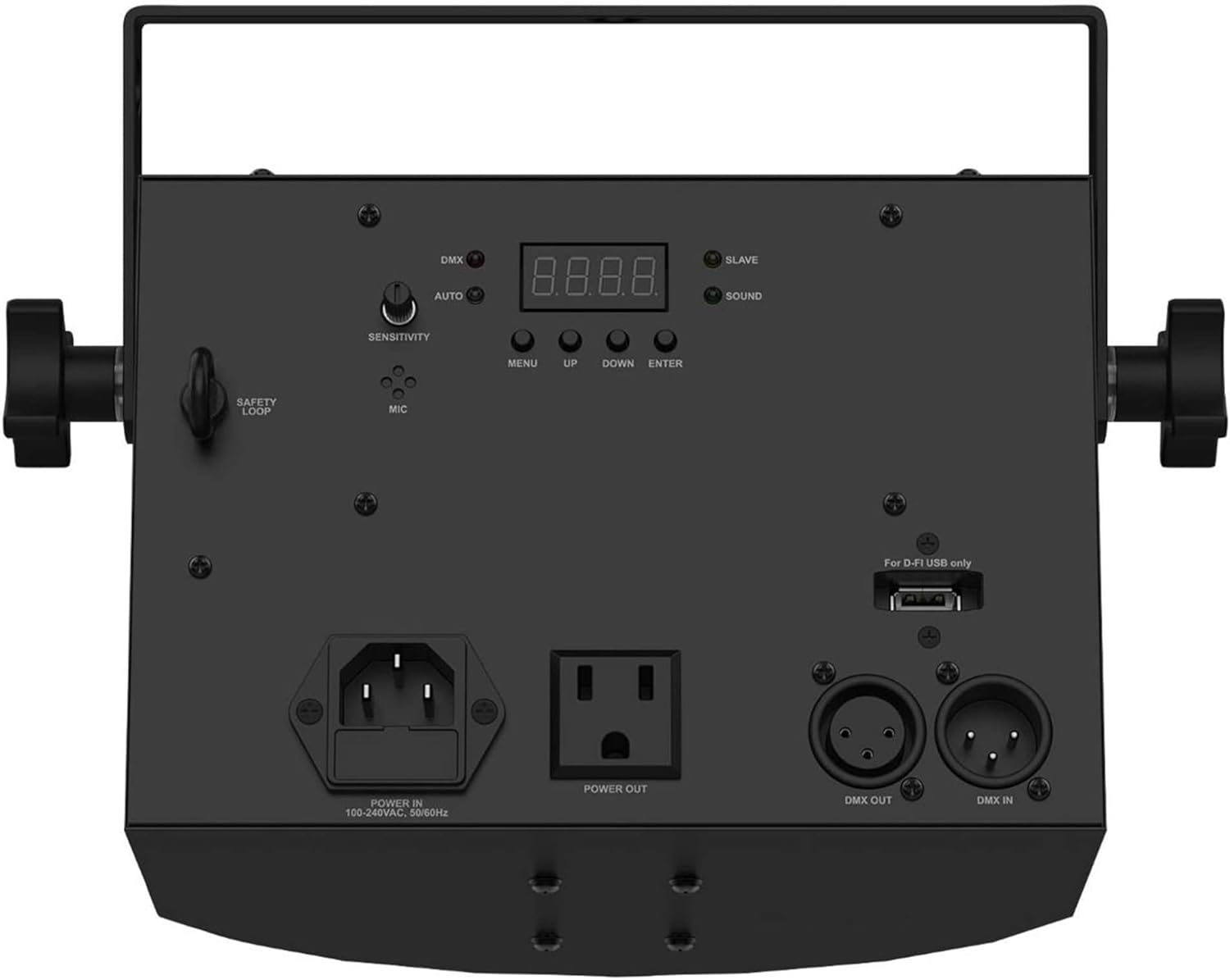 Chauvet DJ Mini Kinta ILS Compact LED Effect Light Bundle with DMX Cable and Austin Bazaar Polishing Cloth