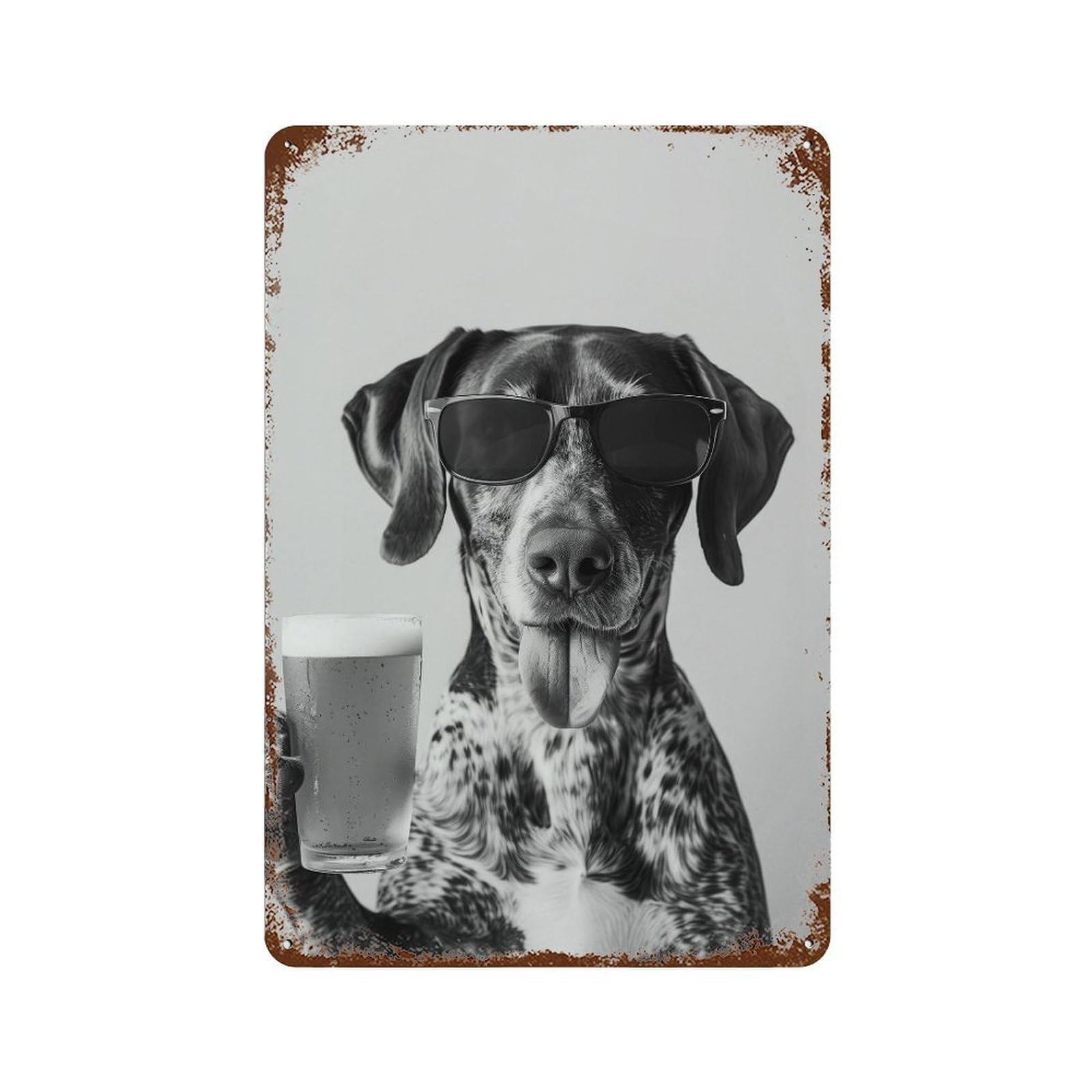 xiaoxiaoshen GSP Drinking Beer Pint_ Wall Decor Art Metal Tin Poster Modern Home Decor Art Home Bar Shop Decorations Vintage Sign 30x20cm