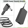 Cargador AC 330W para Acer Predator Helios 18 16 PH18-71 PH16-72 Neo 18 AI PHN18-72 Neo 16 PHN16-73 Helios 700 500 300 Triton 500 300 Nitro 17 16 15 A20-330P1A Adaptador de corriente para laptop 7