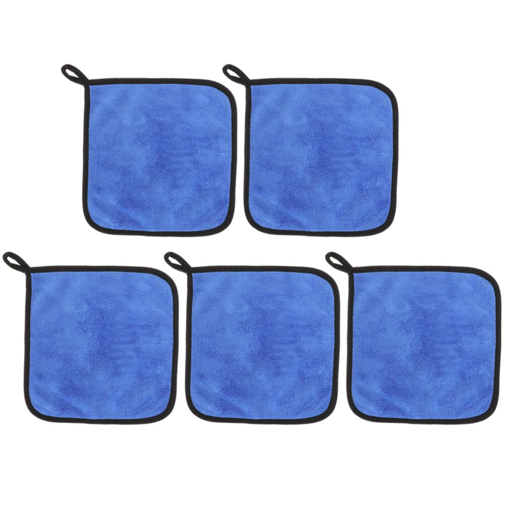 VANZACK 5pcs Billiard Cue Cleaning Towel Snooker Cue Polishing Tool Fleece Material for Pool Stick Accessories