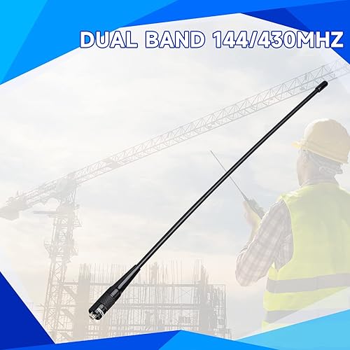 Miniatura 8 de Retevis Antena de radio bidireccional SMA-F, antena de doble banda de 144430 MHz, VSWR menos de 1.5, para Retevis RA79 RT29 RT86 RT29D HD1 HD2,