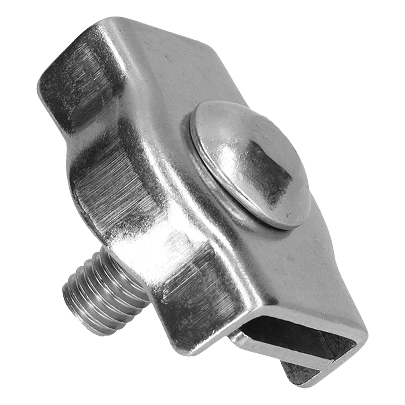 Cocoarm Clip per Funi Metalliche Morsetti per Cavi in ​​acciaio Inossidabile 304 Dispositivo di Bloccaggio Singolo 3 Dimensioni M2 M6 M10 per Manovre di Cavi per Funi Metalliche su e Costruzioni