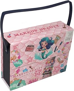 طقم لعب 2 في 1 للمكياج والجمال والمجوهرات، إصدار حورية البحر