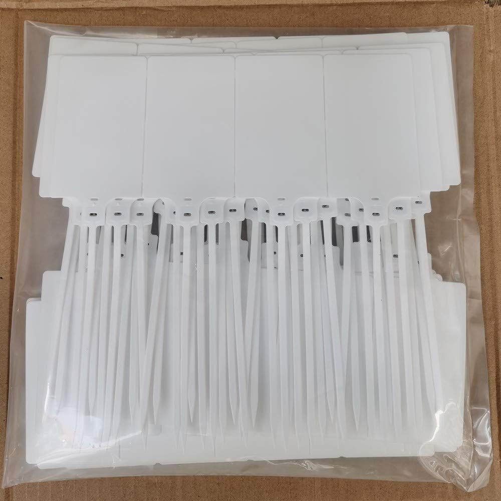 Plastic Seals Shipping Tags Logistics Use Big Sign Tie Large Label Tie, 255 mm Total Length, Package of 100 pcs (White) - Image 9