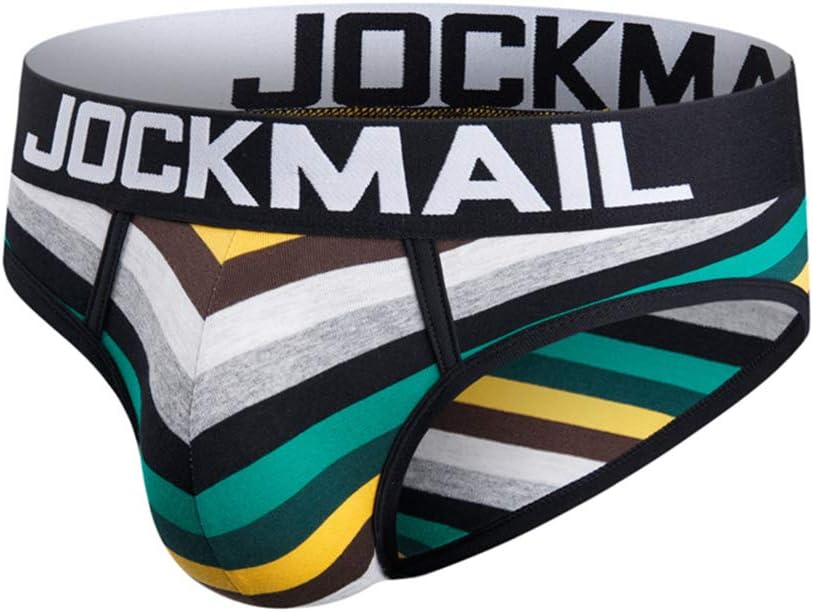 JOCKMAIL Mens Underwear Briefs Cotton Athletic Underwear Comfortable Mens Briefs Underwear 3 Style