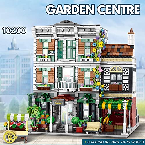 TYPIS Haus Bausteine, Zentrum Blumenladen Architektur Bausteine Set Modular Gebäude, Kompatibel mit LEGO Haus (3648… – Bild 3