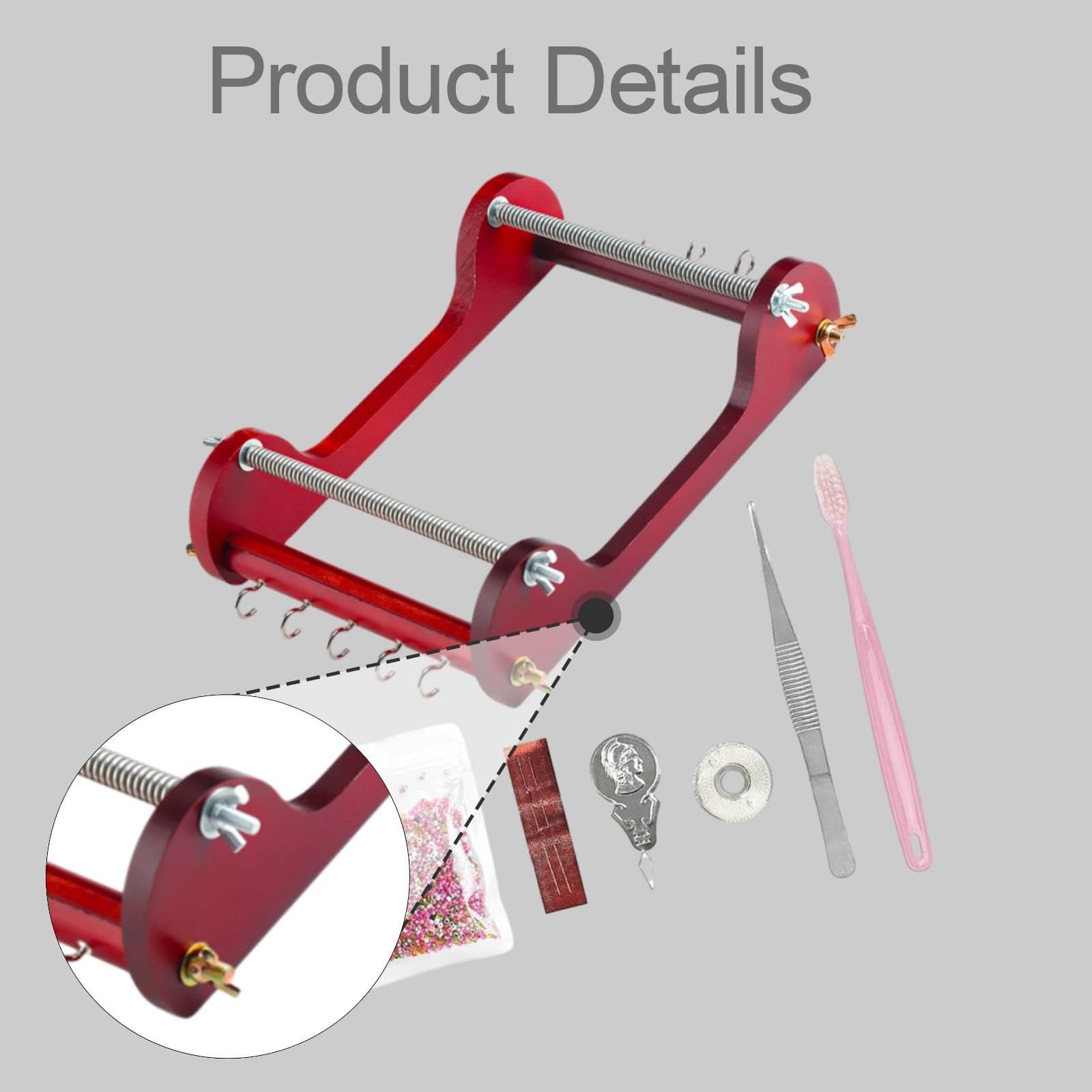 Telaio per Perline in Legno, Hobby Creativo per Principianti, Creazione di Braccialetti Fai da Te.