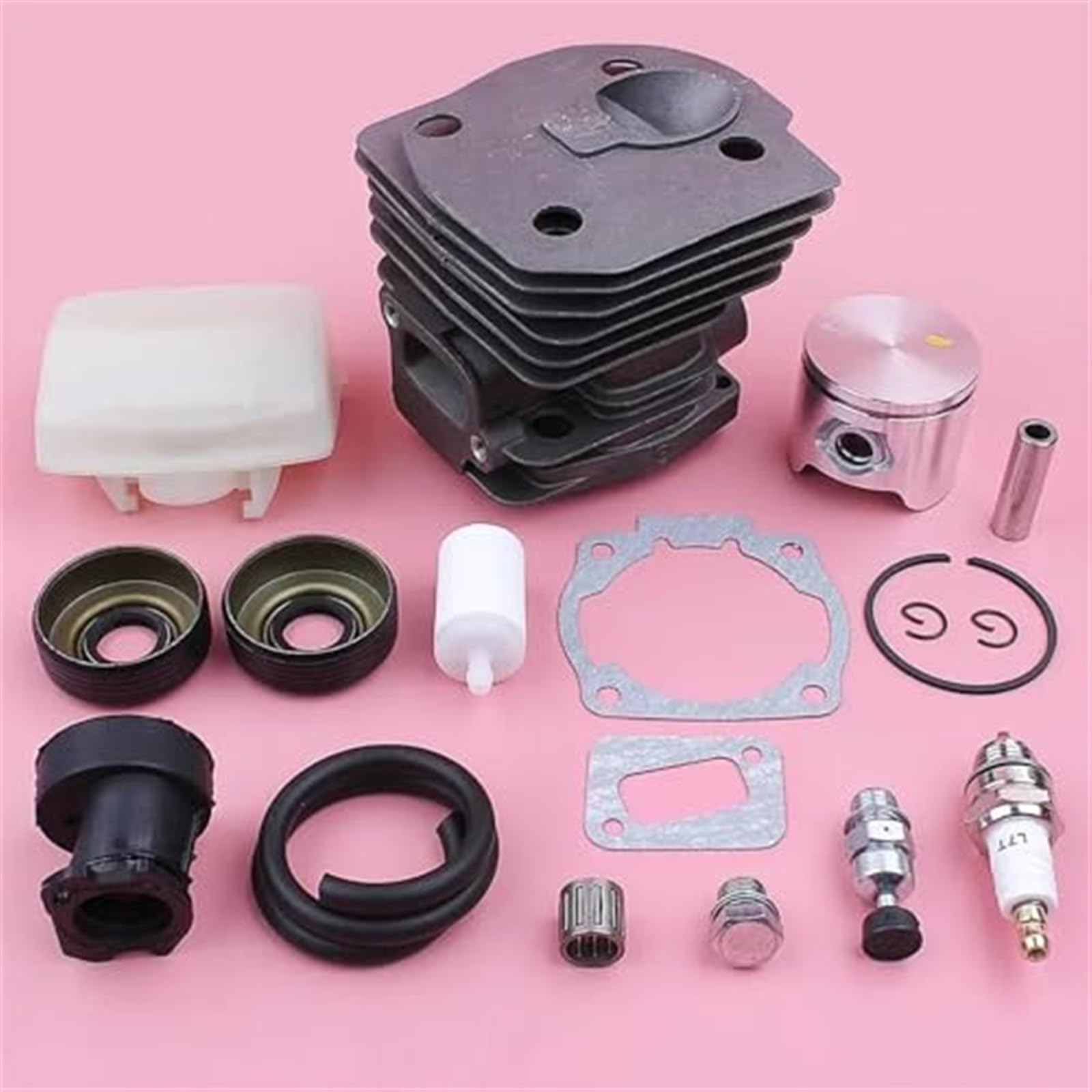 Zestaw tłoka cylindra, do Husqvarna, filtr paliwa powietrza, uszczelka wlotu, część zamienna do piły łańcuchowej, 44mm, 346XP, 350, 351, 353 zestaw tłoka wału korbowego cylindra