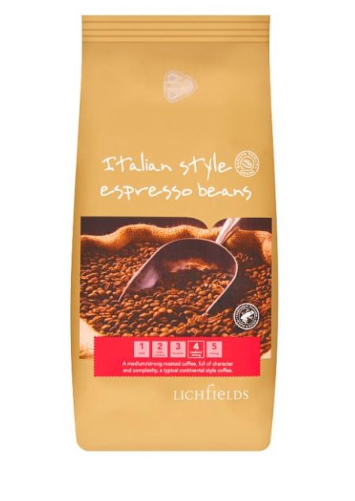 Arabica Coffee Beans 1kg – Premium Whole Coffee Beans Strong Medium Dark Roast, Freshly Roasted Espresso Italian Style, 100% Arabica & Robusta Blend for Home Barista & Vending Machines