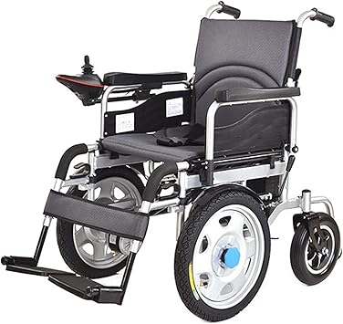 Electric Wheelchair, Folding Lightweight Wheelchai Adult Wide seat Folding Electric Wheelchair Lightweight Folding Electric Wheelchair Portable Folding Portable Wheelchair 500W cop