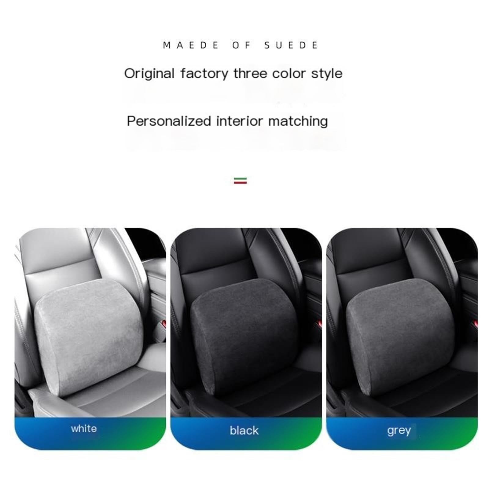 Car Pillow Driving Seat Adatto per Tesla Model Y 3 XS Sedile per automobile Poggiatesta Cuscino di supporto per la testa(B3)