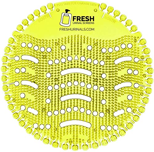 Urinal Screens (10 PACK) - Yellow Lemon