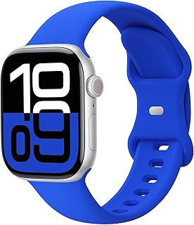 6 Pack Thin Slim Bands Compatible with Apple Watch 38mm 40mm 41mm 42mm 44mm 45mm 46mm 49mm Women Men, Replacement Soft Sil Price In India