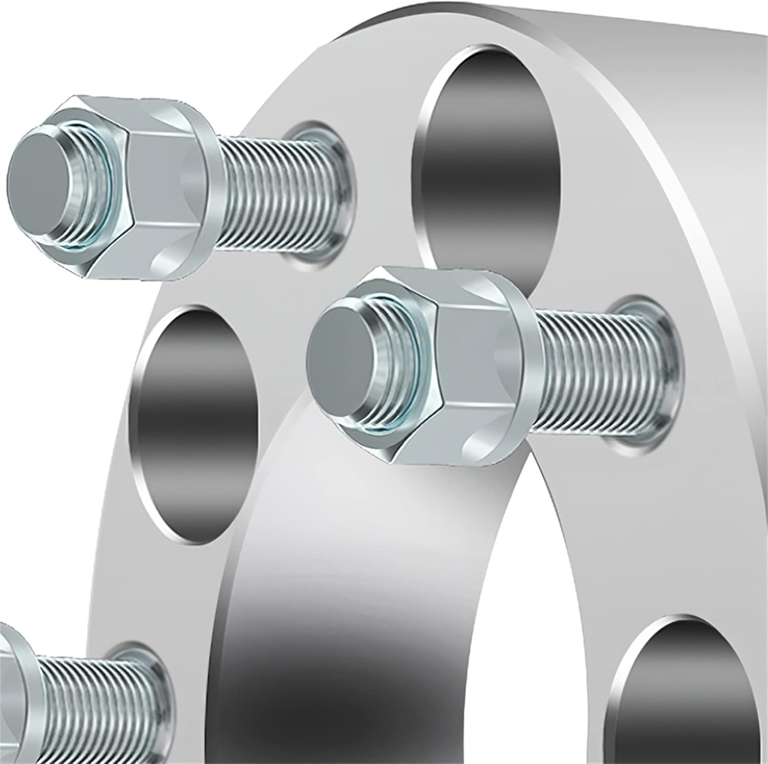 AINTIER 2X 1.5 inch 5x5 to 5x5 Wheel Spacers with 1/2" Studs fits for XK WJ WK Wrangler JK