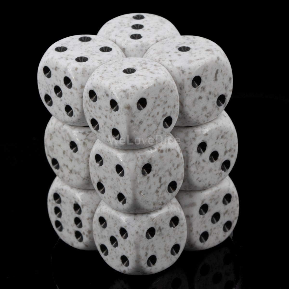 d6 16mm 12 Dice Set Speckled Arctic Camo CHX25711