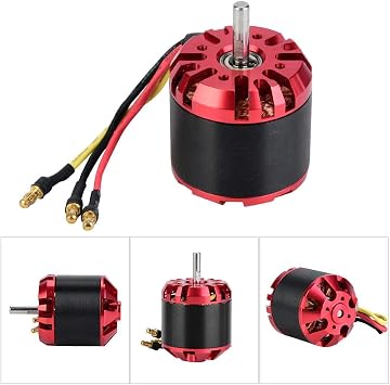 Asixx Brushless Motor, 560KV 1760W Sensorless Motor with Hall Element Propeller and Excellent Heat Dissipation for Electric Scooter Aeromodelling