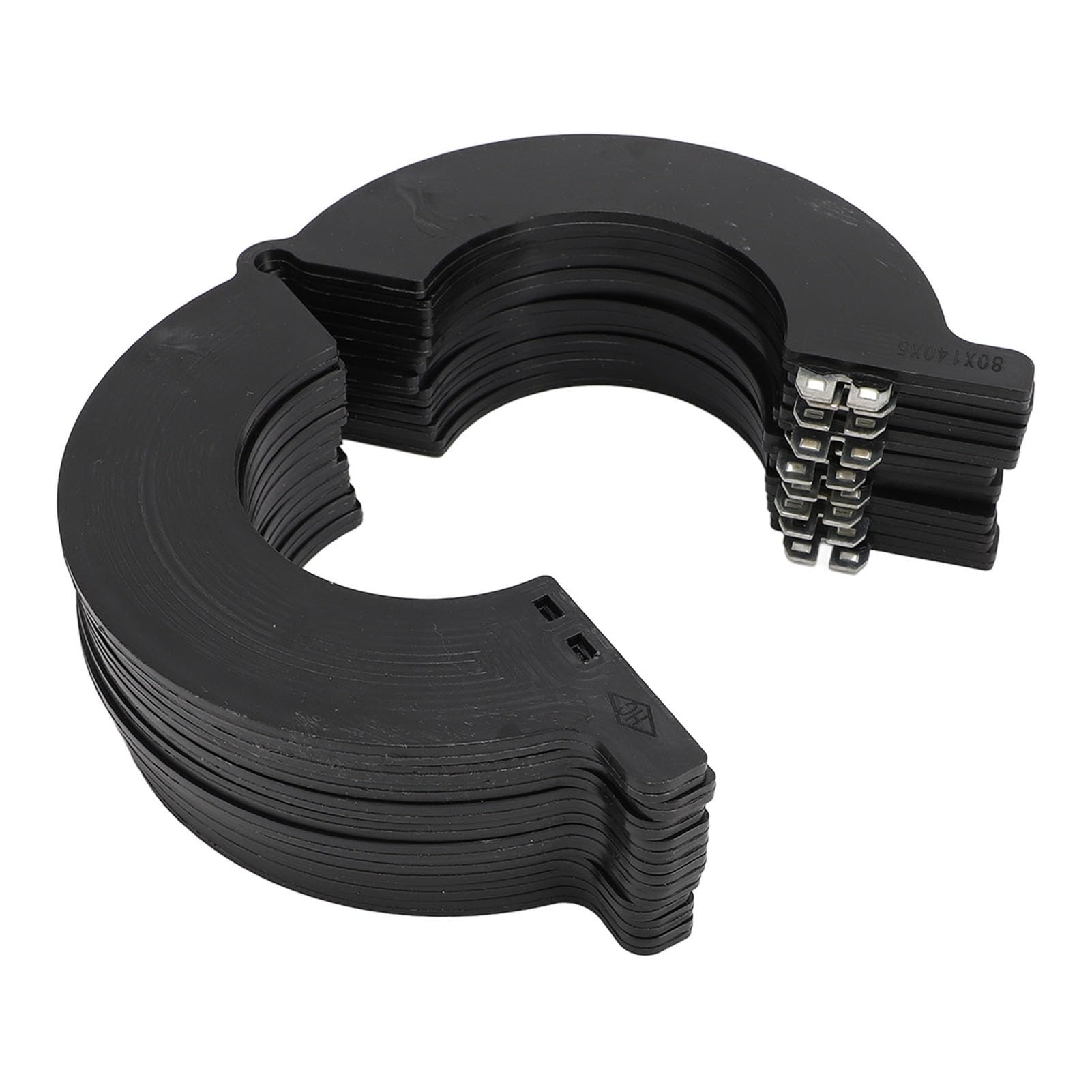 Kit de Cale de Goupille de Seau 80 mm pour Excavatrices Cat Case Doosan Komatsu – Stabilisateur de Godet en Plastique Technique Résistant à l’Usure et Facile à Installer
