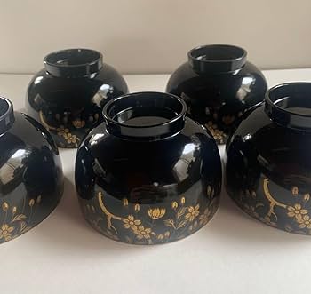 金沢　中山塗器　揃黒元禄 金彩蒔絵 漆器　15点セット 金沢 中山塗器 揃黒元禄 金彩蒔絵 漆器 15点セット