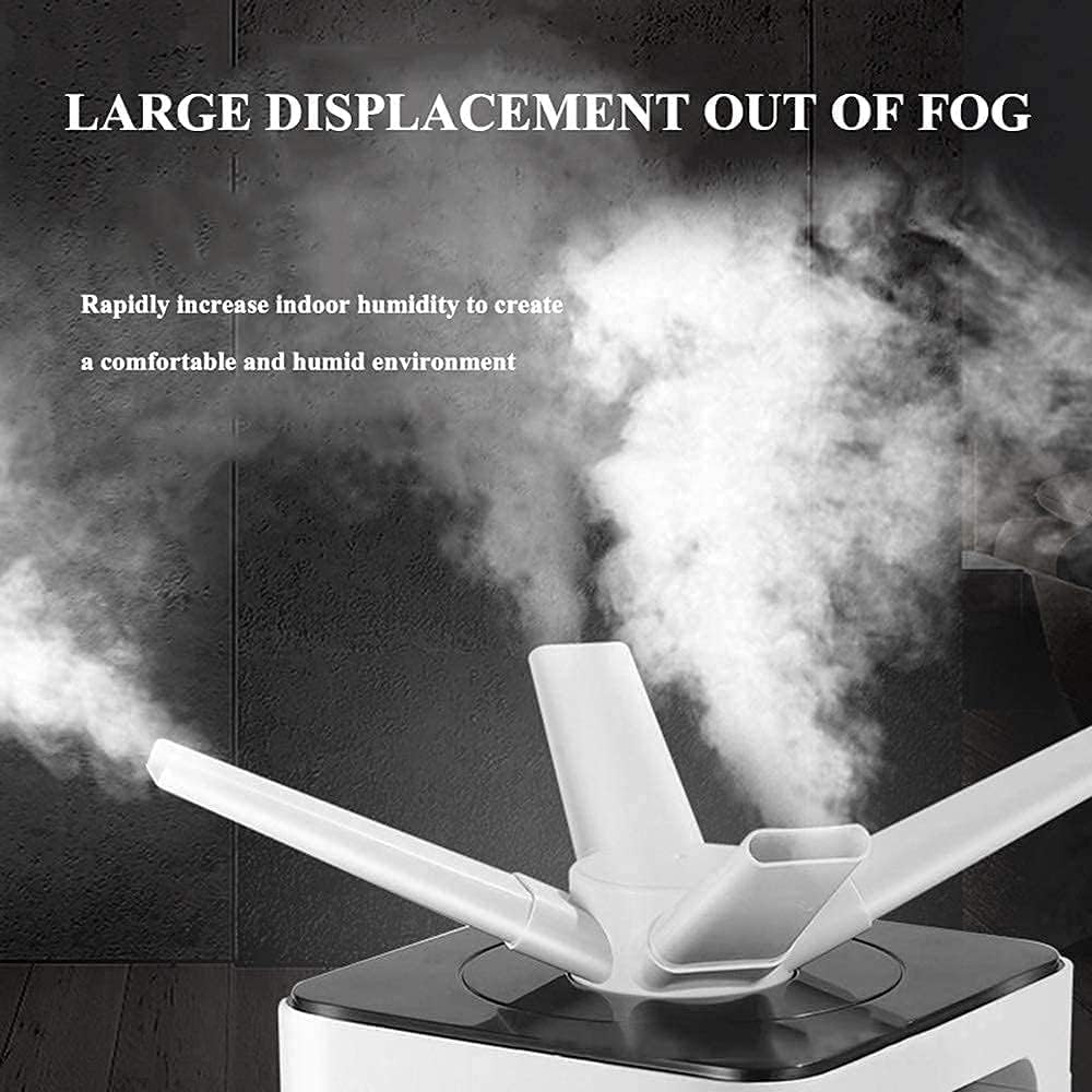 Humidificadores para dormitorio, industriales, de vapor frío, para bebés, con ultrasonido, control remoto, silenciosos, gran capacidad comercial, 13 L.