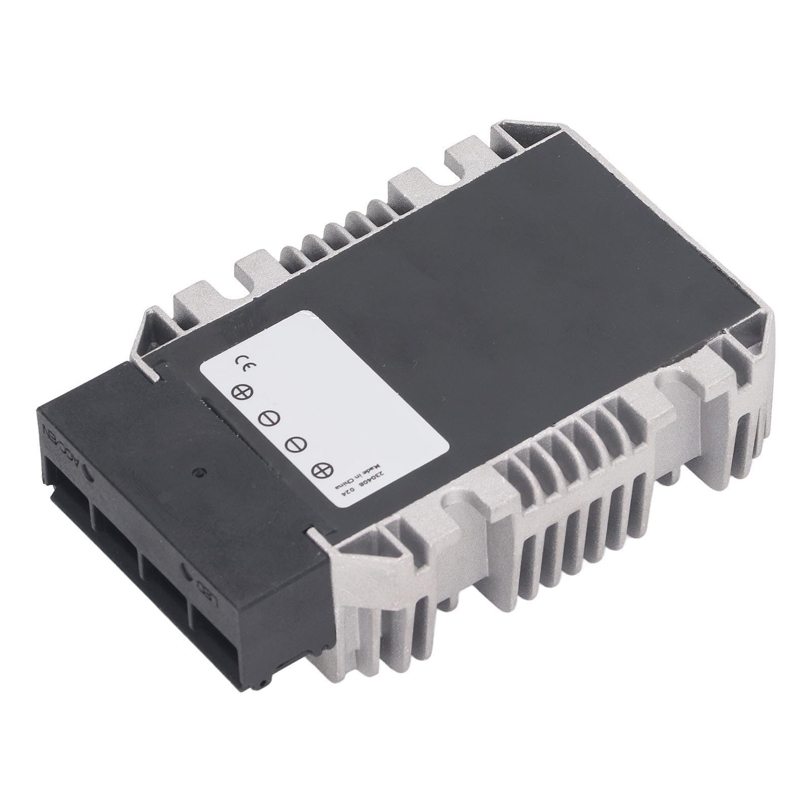 FTVOGUE Trasformatore di Tensione da 720 W, Alloggiamento in Alluminio, Tasso di Conversione del 97,2% per Applicazioni DC 12 V in Veicoli e Sistemi di Sicurezza