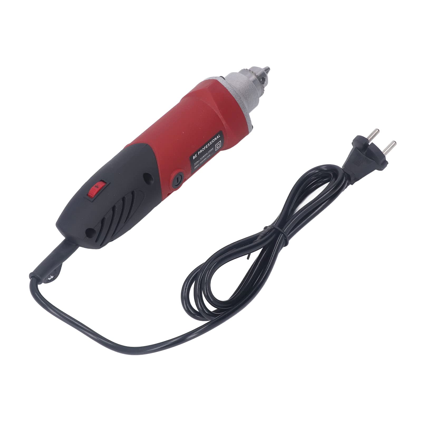 Amoladora de Forma Recta, Amoladora de Forma Eléctrica 280W Enchufe de la UE 220V Velocidad Ajustable para Taladrar