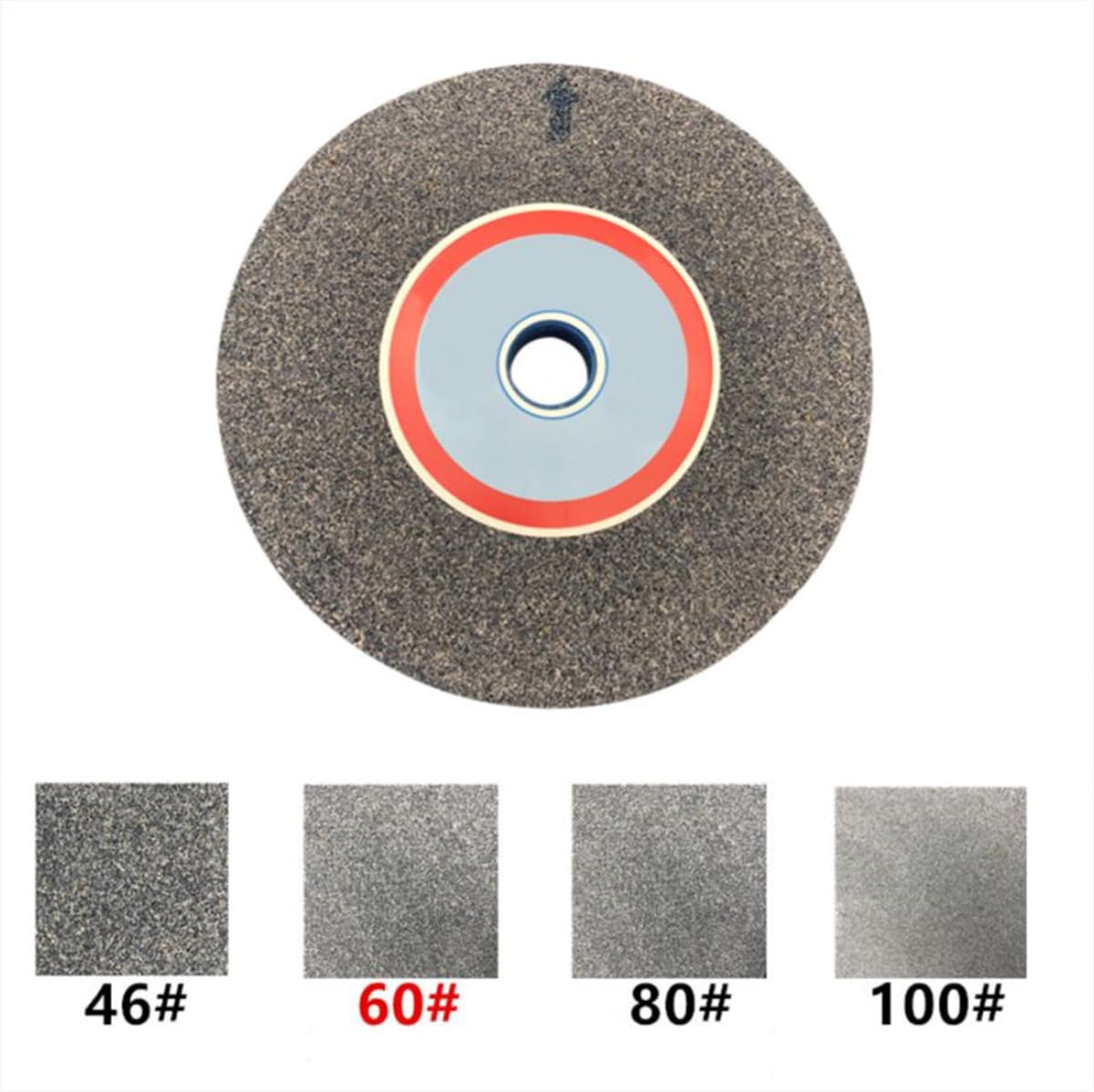 Meule D'établi, Meule De Polissage, Meule Abrasive : Corindon Brun, Diamètre Extérieur : 250 Mm, Diamètre Du Trou : 32 Mm, épaisseur : 25 Mm, Grain 60 (Size : 46 Grit