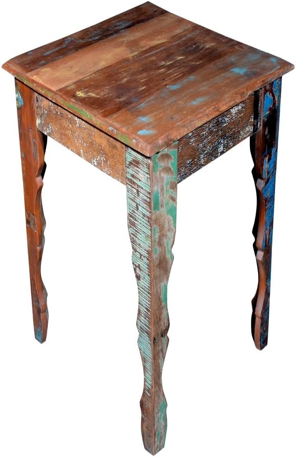 Small Wooden Square Side End Table Living Room Fruniture