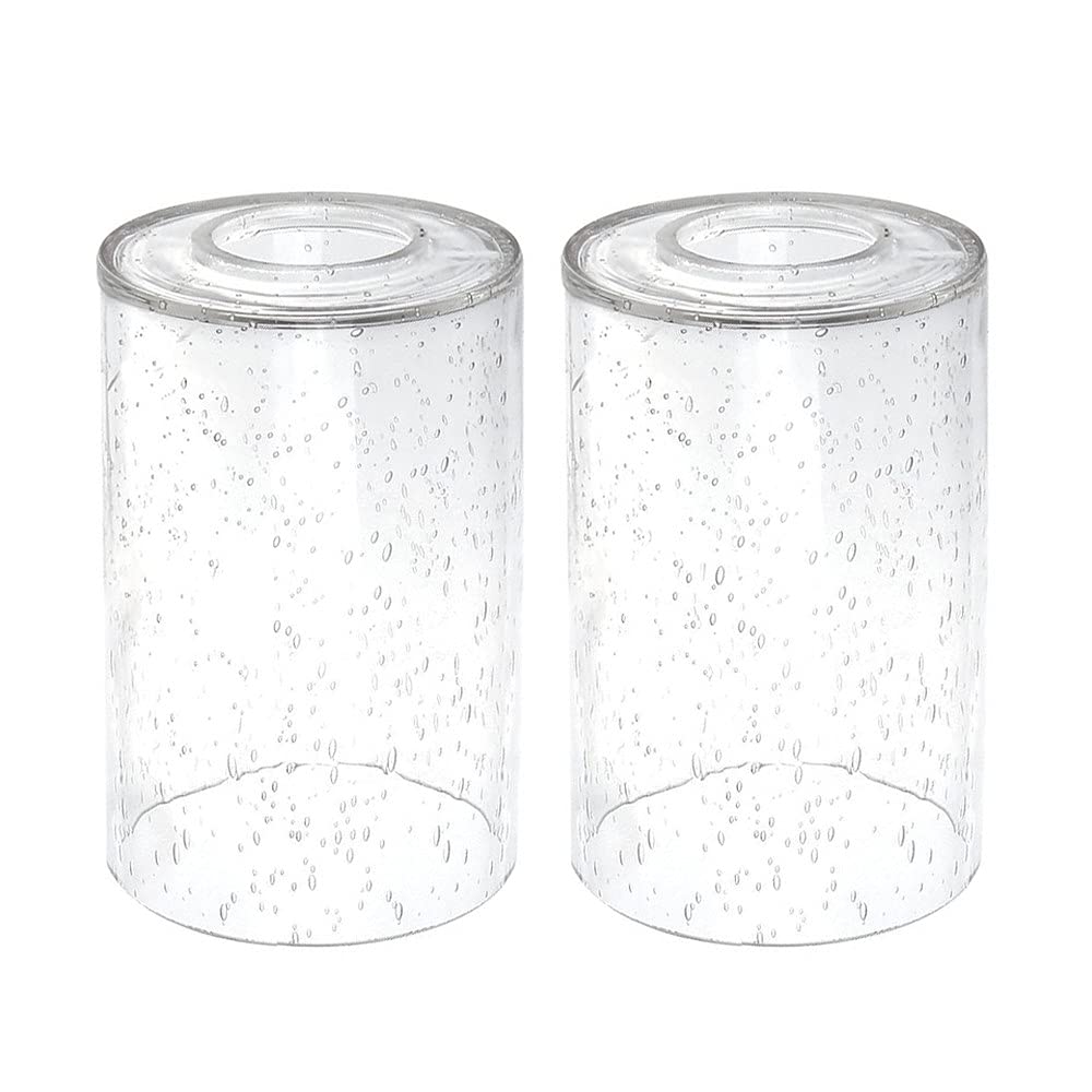 Photo 1 of Anmire Clear Seeded Glass Lamp Shade 2-Pack