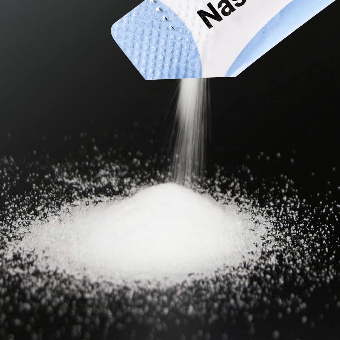 Neti Pot Lot de 60 sachets de sel de rinçage nasal pour douche nasale pour adultes et enfants (2,2 g)