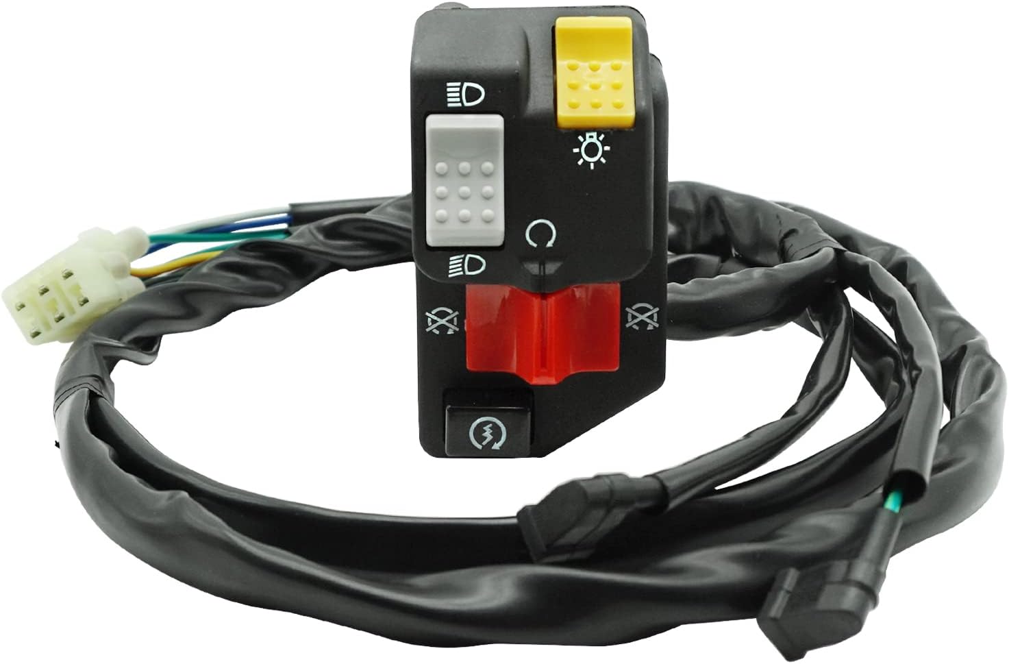 M MATI Left Handlebar Start Stop Headlight Switch For Honda ATV TRX250EX Sportrax 250EX 2001-2005 35020-HN6-003 : Buy Online At Best Price In KSA - Souq Is Now - Foto 2