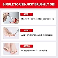 Vista 5 de Pluma de reparación de uñas extra fuerte para tratamiento de hongos en las uñas, reparación de uñas dañadas, amarillas, decoloradas, gruesas