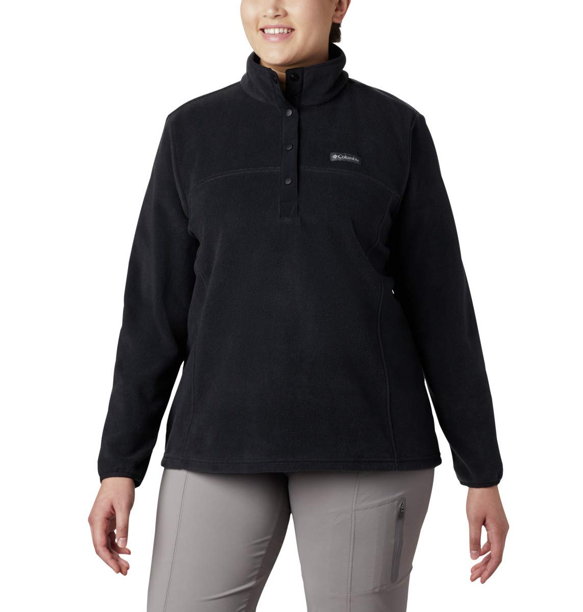 Columbia Benton Springs 1/2 Snap Pullover, Polaire Femme, Black, Taille XL
